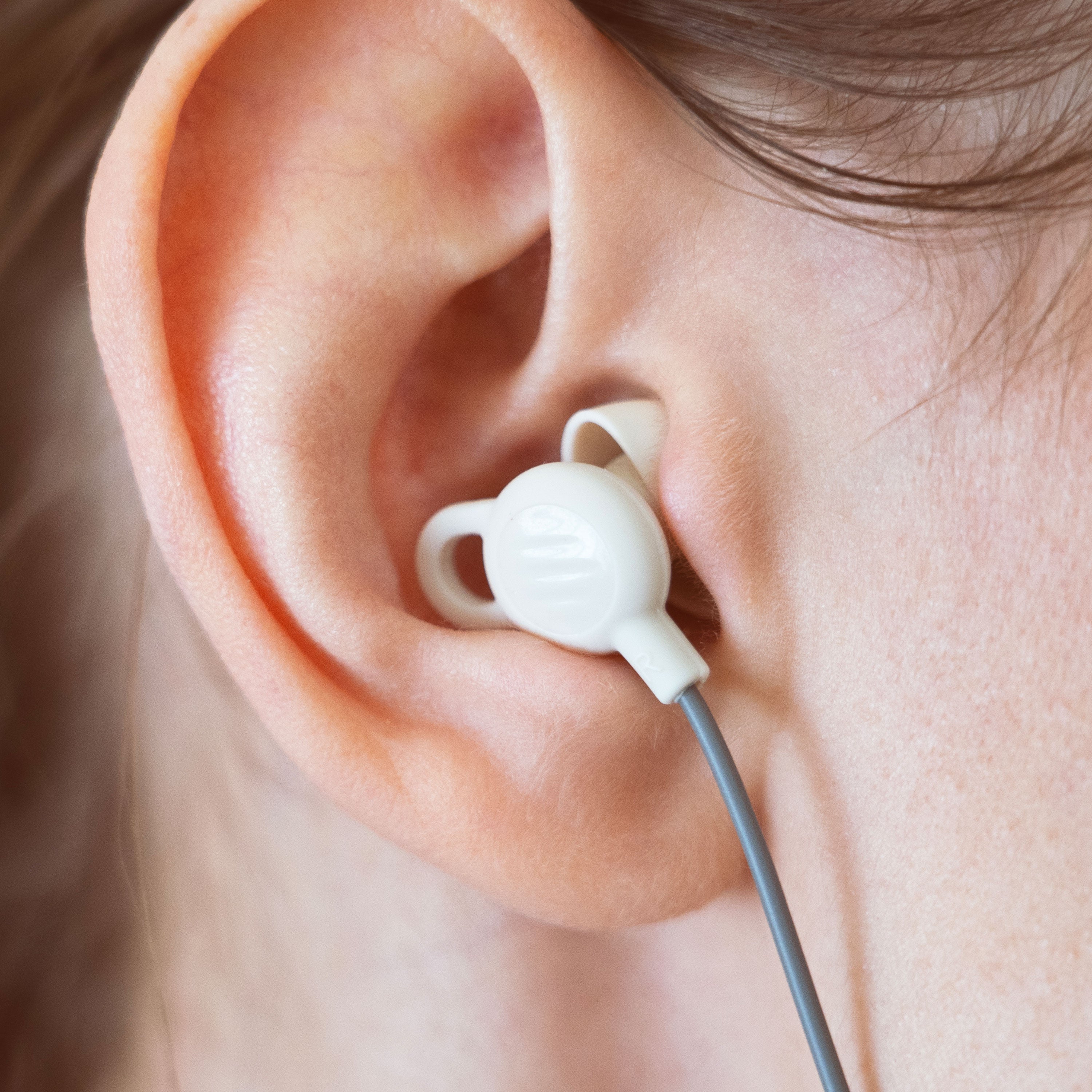 SleepTones USB-C Wired Silicone Sleeping Earbuds with Built-In Mic & Volume Controls (USB Type C Plug)