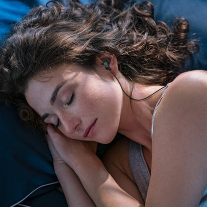 SleepTones 3.5mm Wired Silicone Sleeping Earbuds with Built-In Mic & Volume Controls (3.5mm Plug)