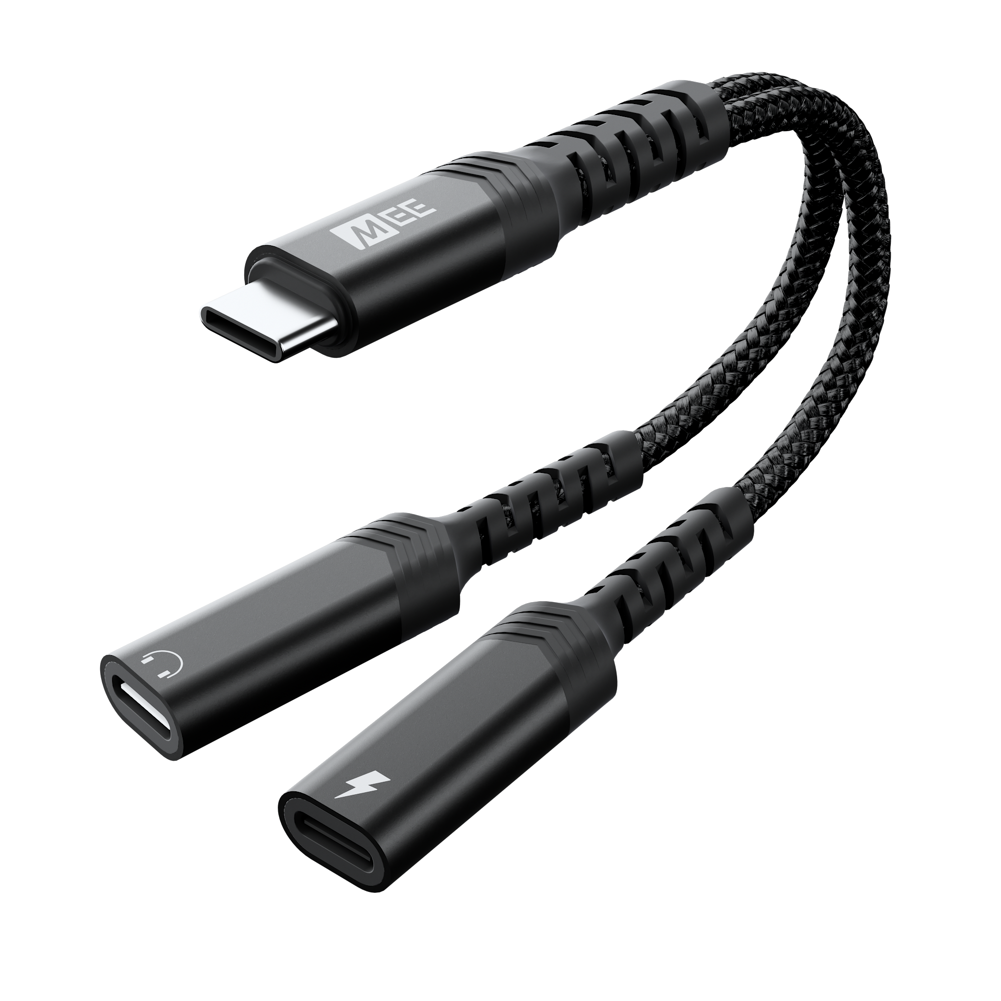 USB-C Audio & Charging Splitter: Use USB Headphones While Charging Your Device