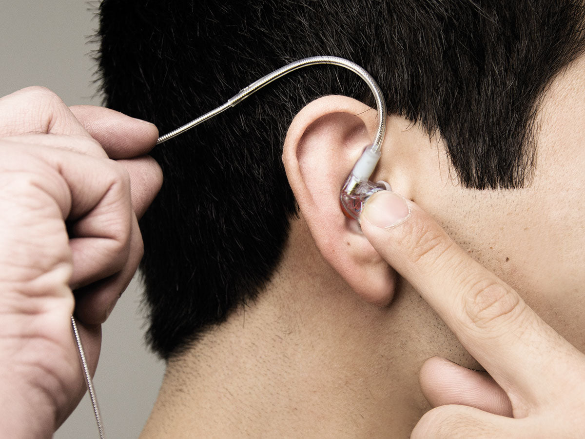 how to wear in ear monitor fit guide