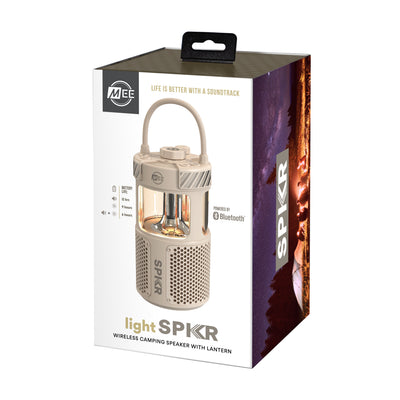 Image of lightSPKR Bluetooth Wireless Speaker with Camping Lantern.