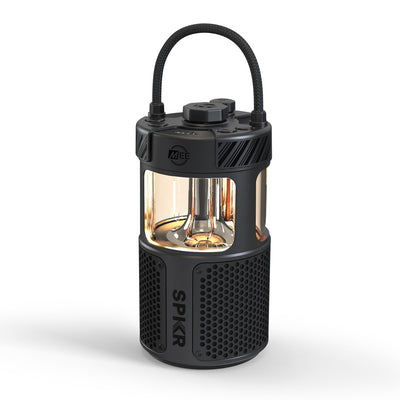 Image of lightSPKR Bluetooth Wireless Speaker with Camping Lantern.