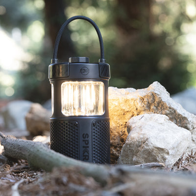 Image of lightSPKR Bluetooth Wireless Speaker with Camping Lantern.