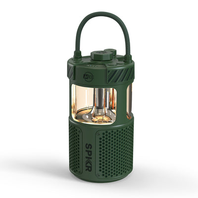 Image of lightSPKR Bluetooth Wireless Speaker with Camping Lantern.