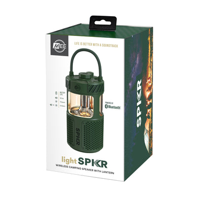 Image of lightSPKR Bluetooth Wireless Speaker with Camping Lantern.