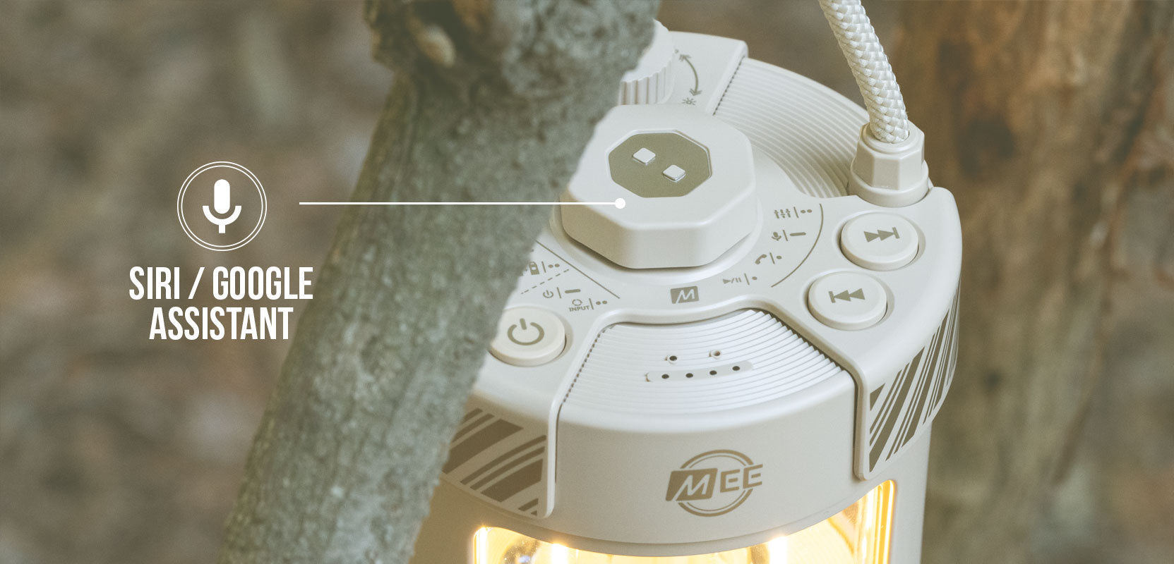 MEE audio lightSPKR Bluetooth Wireless Speaker with Camping