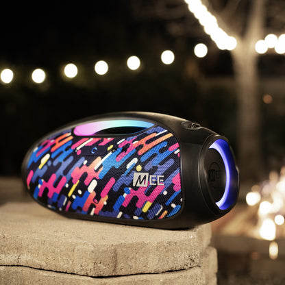 Image of partySPKR XL Bluetooth Wireless Speaker with Dynamic LED Lighting.