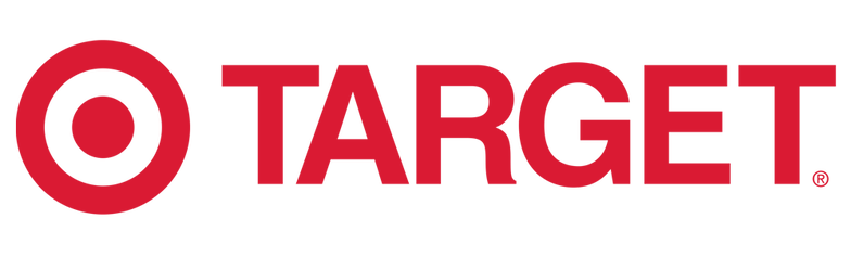 Logo of target corporation featuring its iconic red bullseye symbol next to the word "target" in bold, red uppercase letters.