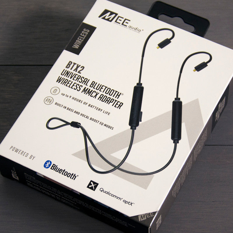 BTX2 Bluetooth Wireless Adapter Cable for MMCX In Ear Monitors