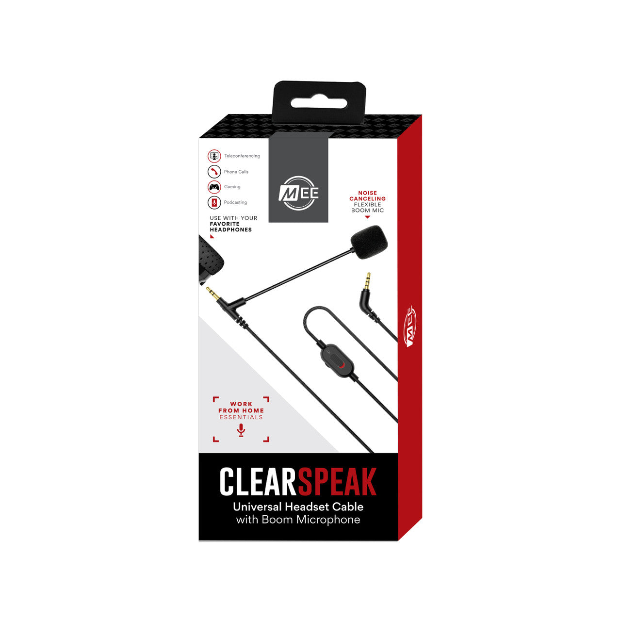 Image of ClearSpeak Universal 3.5 mm Audio Cable with Boom Mic.